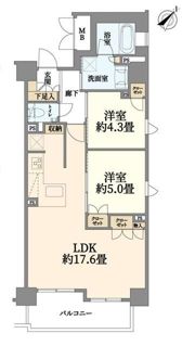 プレサンスロジェ横浜関内の間取り画像