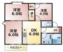 グリーンハウス Ⅱの間取り画像