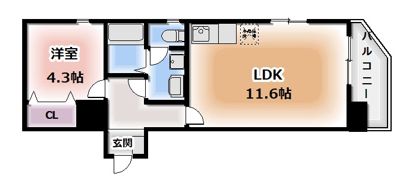 山一守口壱番館の間取り画像