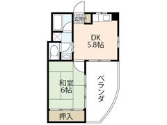 ヴィラブランシュ牛田の間取り画像
