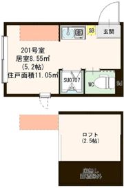 ハーモニーテラス永福Ⅱの間取り画像