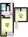 シティーパレス上中居第二の間取り画像