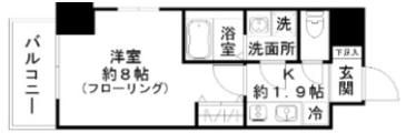 西田マンションの間取り画像