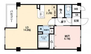 ヴィランス大塚Ⅱの間取り画像