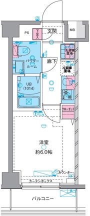 GENOVIAお花茶屋Ⅱskygardenの間取り画像