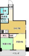 イーストヒル寺山の間取り画像