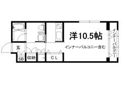 エスアンプレミア御所北の間取り画像