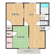 ハイツジュネスの間取り画像