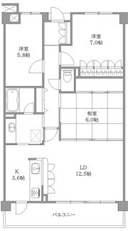 リグランド青葉台の間取り画像