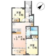 ココル岡前の間取り画像