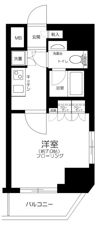パレステュディオ汐留WESTの間取り画像