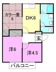 アーバンライフ久米A棟の間取り画像