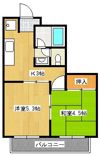 アメニティナナA棟の間取り画像