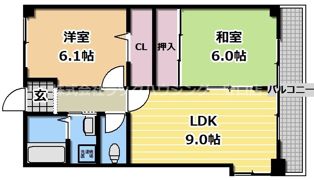 ライフ野江の間取り画像
