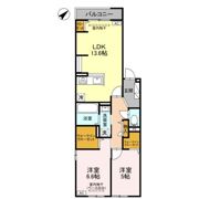 （仮）D-ROOM奥田本町の間取り画像
