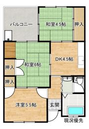 マンション松原の間取り画像