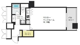 ザ・タワー大阪レジデンスの間取り画像
