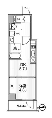 ALTERNA中野の間取り画像