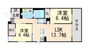 Via Sole六甲道の間取り画像