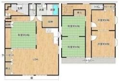 新所原戸建の間取り画像