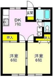 タウンハイツⅡの間取り画像