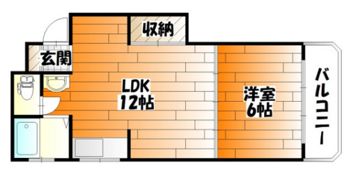 スカイビルの間取り画像