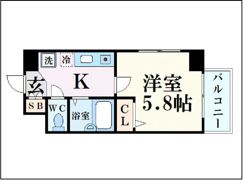 ブロスコート六甲Ⅱの間取り画像