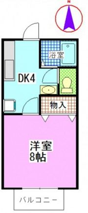 シングルライフ富田の間取り画像