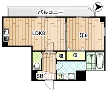 ティーリーフ横浜モデルノの間取り画像