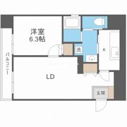 RIDGE北堀江の間取り画像