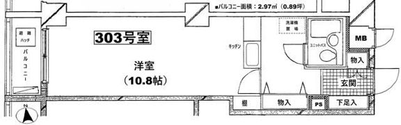ヴィラージュ武蔵野の間取り画像