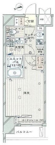 ルーブル板橋東新町壱番館の間取り画像