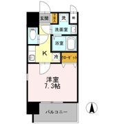 カスタリア新梅田の間取り画像