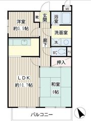 ペイサージュの間取り画像