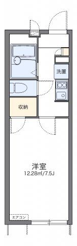 レオパレスメゾン名坂の間取り画像