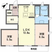 エクレール長楽寺 A棟の間取り画像