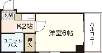 メゾン南竹屋の間取り画像