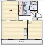 上島マンションの間取り画像