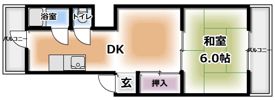 中瀬ハイツの間取り画像