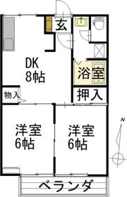 サンフォレスト二重堀の間取り画像