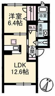 Refisia Garden上安 Ⅰ番館の間取り画像
