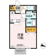 クレドール東尾道の間取り画像