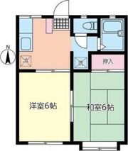 アパルタメント汐入の間取り画像