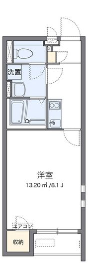 クレイノ伊料北の間取り画像