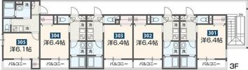 MELDIA西浦和Ⅱの間取り画像