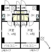 ニュ－ハ－ベストの間取り画像