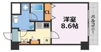 モンサンミッシェル北浜の間取り画像
