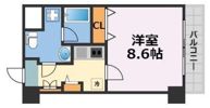 モンサンミッシェル北浜の間取り画像