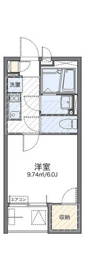 レオネクストグリーンハウス江波の間取り画像