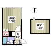 シャンブルの間取り画像